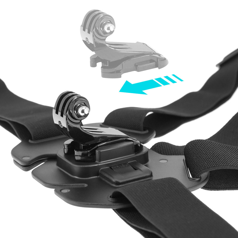 X177T | Quick Release Chest Mount Harness for iPad mini or 7-8" Tablet | TYPE-T for Tablet
