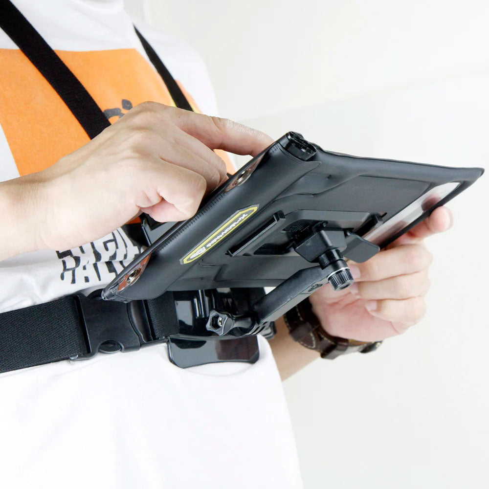 X177T | Quick Release Chest Mount Harness for iPad mini or 7-8" Tablet | TYPE-T for Tablet