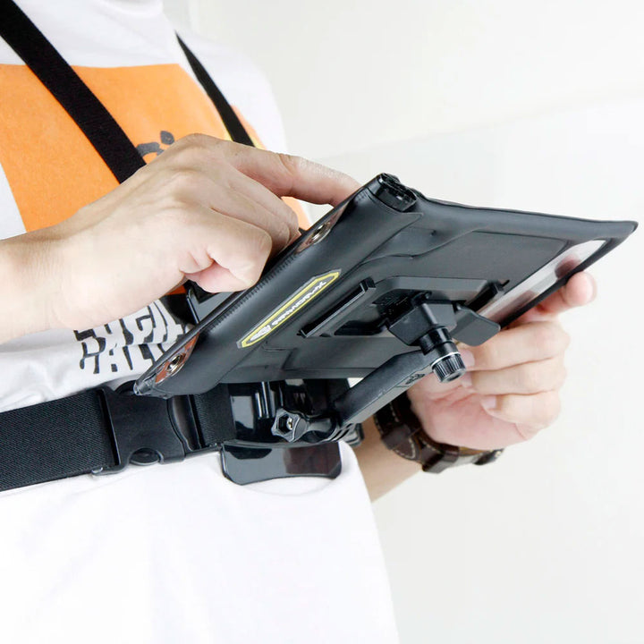 X177T | Quick Release Chest Mount Harness for iPad mini or 7-8" Tablet | TYPE-T for Tablet