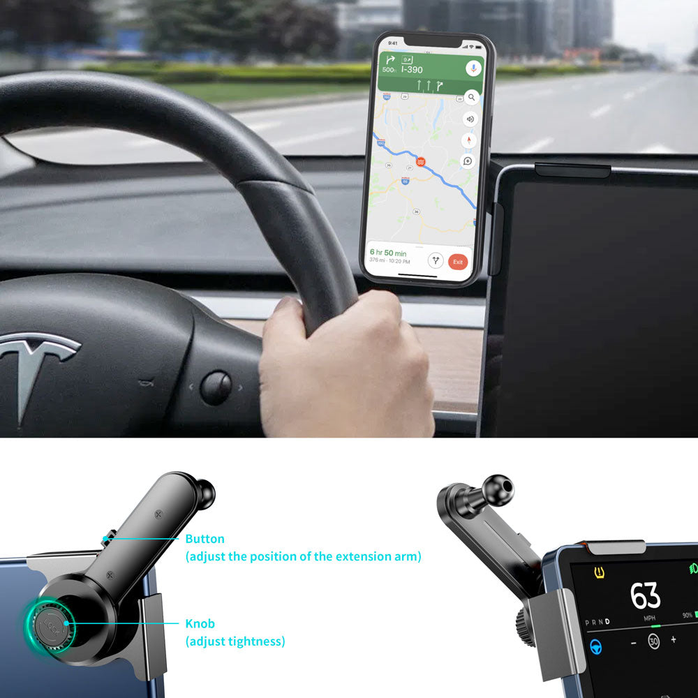 X178K | Car Center Console Screen Fixed Clip Mount | TYPE-K For ActiveKEY