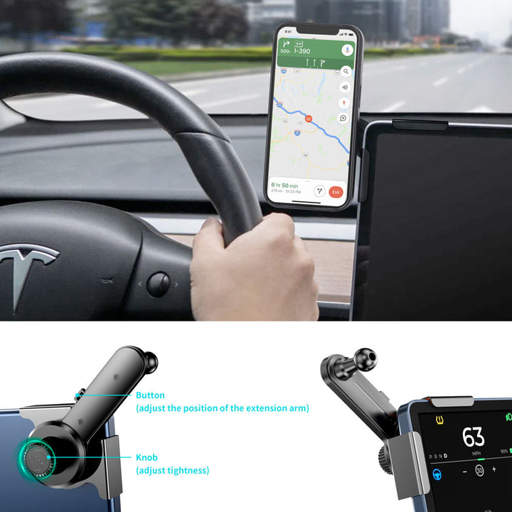 X178K | Car Center Console Screen Fixed Clip Mount | TYPE-K For ActiveKEY