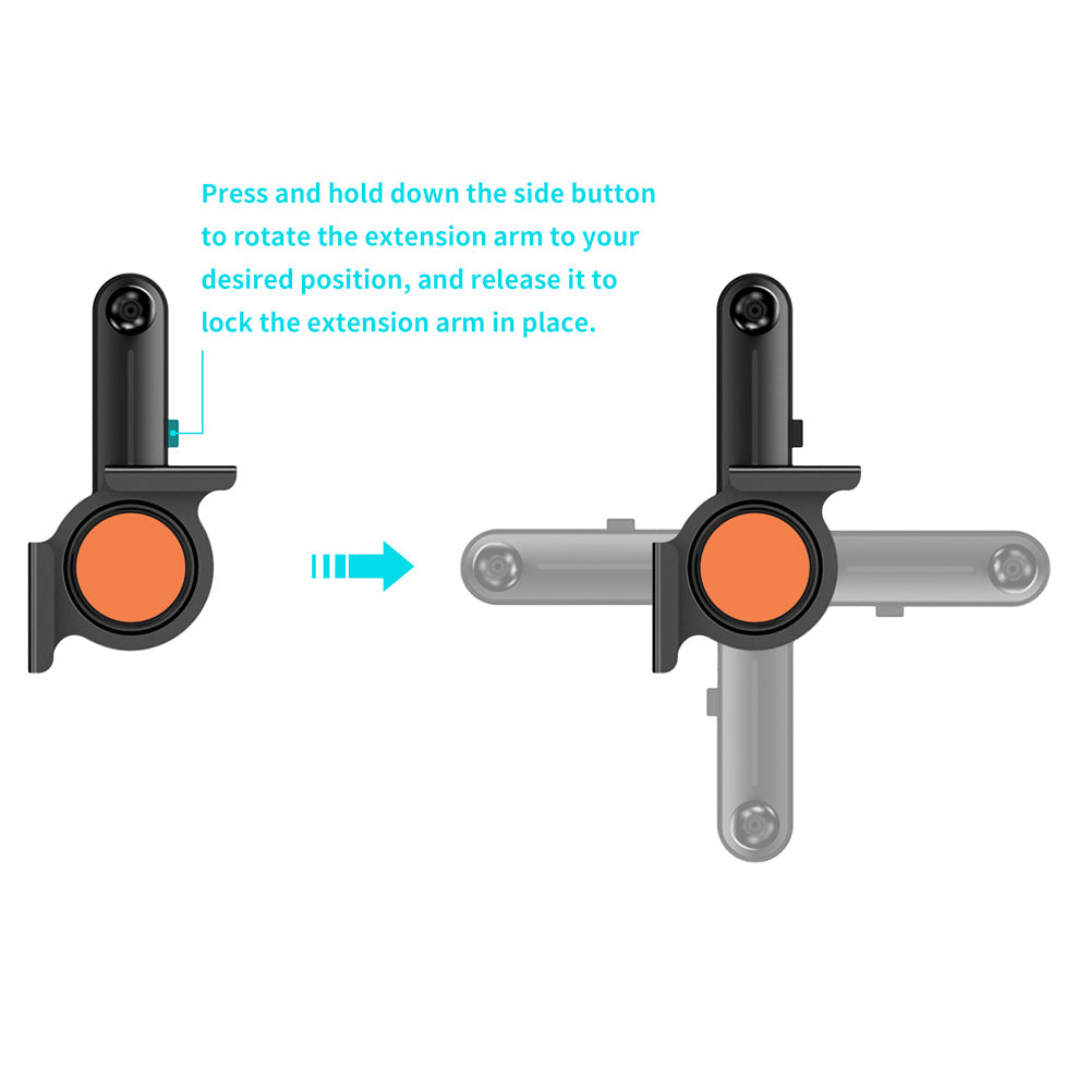 X178K | Car Center Console Screen Fixed Clip Mount | TYPE-K For ActiveKEY