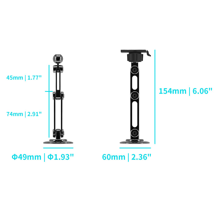 X179K | Adhesive Foldable Swivel Mount | TYPE-K For ActiveKEY
