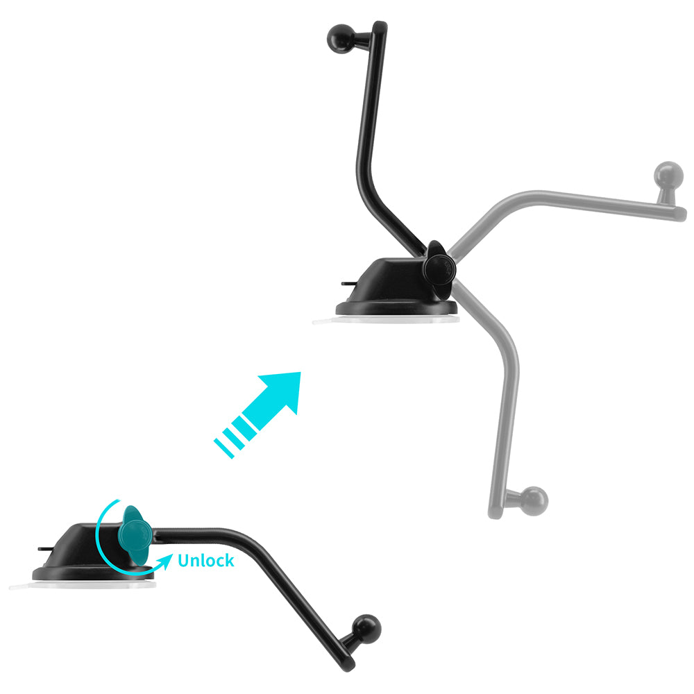 X181K | Car Dashboard Suction Mount | TYPE-K For ActiveKEY