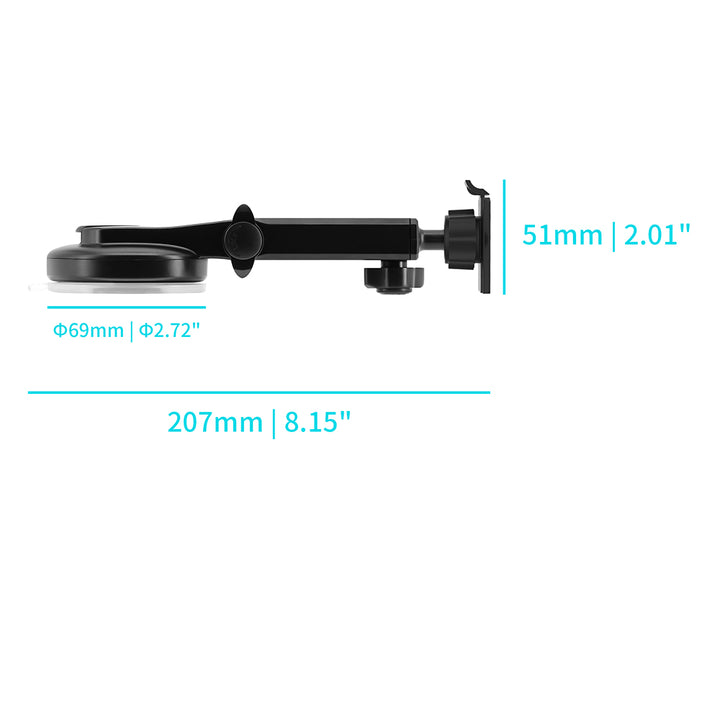 X182K | Extendable Suction Mount | TYPE-K For ActiveKEY