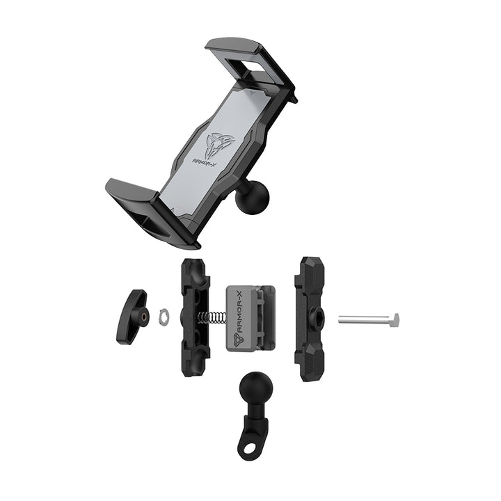 P19UT | Motorcycle Mirror Universal Mount | Design for Tablet