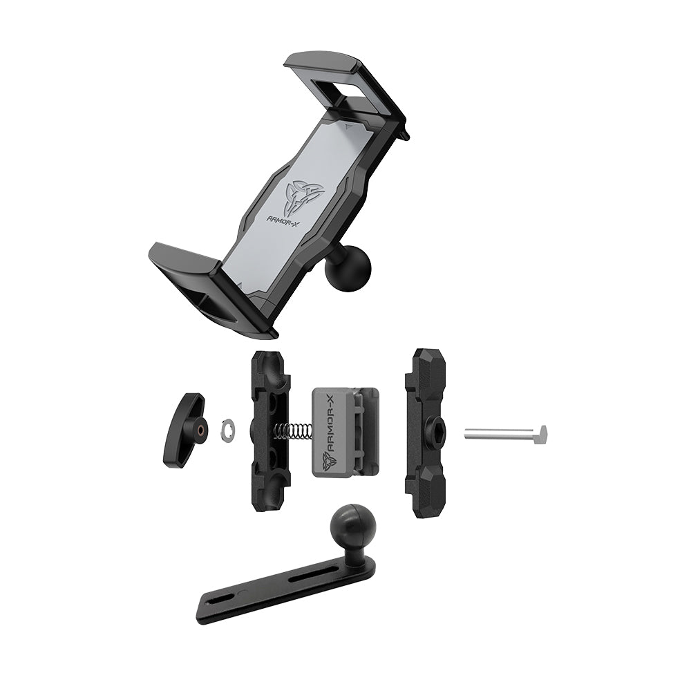 P29UT | Motorcycle Handlebar Pump Universal Mount | Design for Tablet
