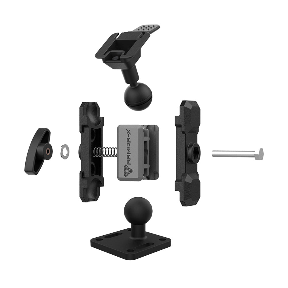 P2T | Heavy-Duty Square Drill-Down Mount | ONE-LOCK for Tablet