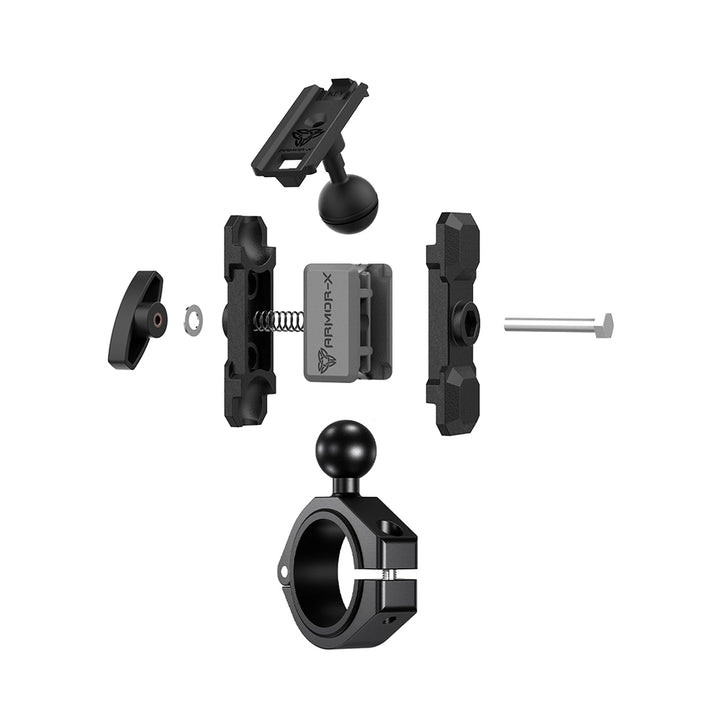 P55K | Bar Clamp Mount | ⌀38-50.80mm | ONE-LOCK for Phone