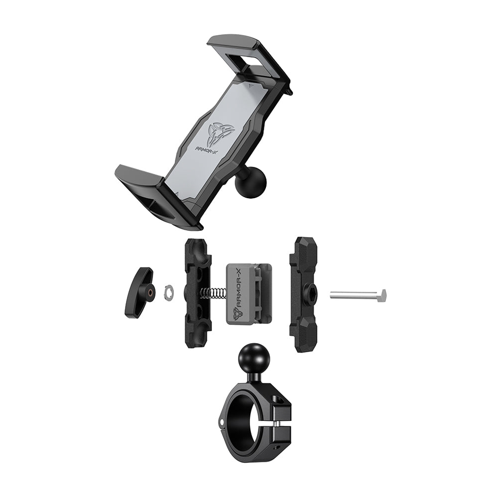 P55UT | Bar Clamp Universal Mount | ⌀38-50.80mm | Design for Tablet