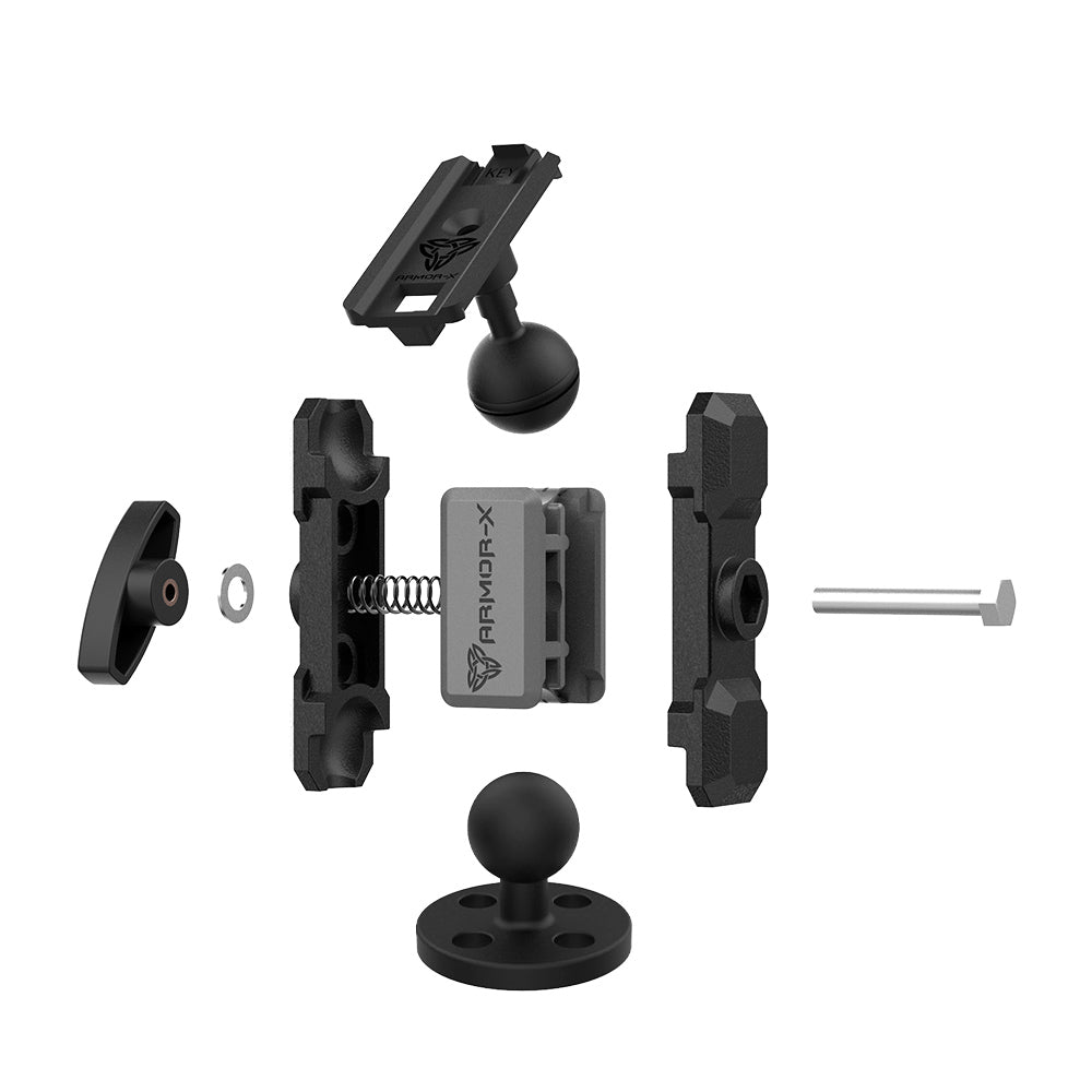 P5K | Round Drill-Down Mount | ONE-LOCK for Phone