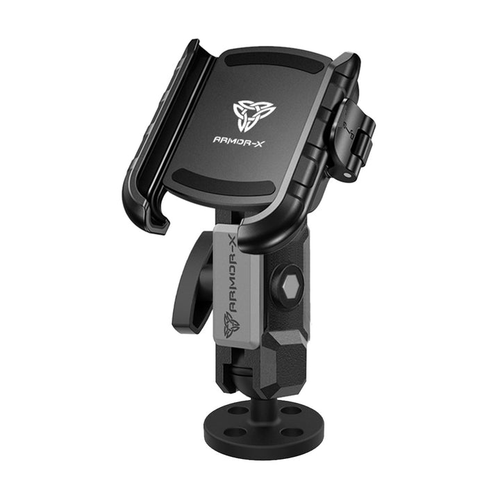 ARMOR-X Round Drill-Down Universal Mount for phone.