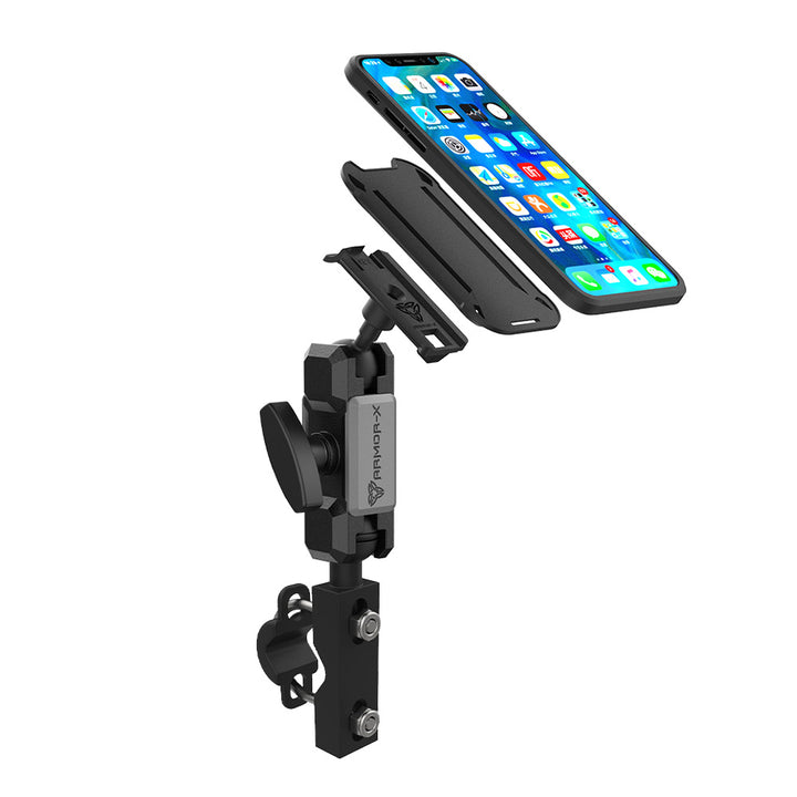 P8K | Heavy-Duty U-Bolt Bar Mount | ⌀12-35mm | ONE-LOCK for Phone