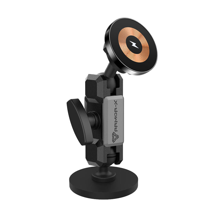 ARMOR-X Heavy-Duty Magnetic Magnet MagSafe 15W Fast Charger Mount for iPhone.