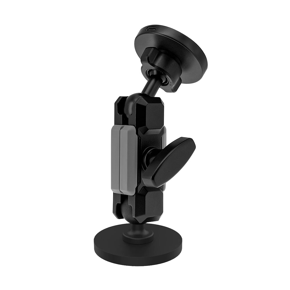P11MS03 | Heavy-Duty Magnetic Magnet Mount | MagSafe / Pixelsnap 15W Fast Charger | ONE-LOCK for iPhone & Smartphone