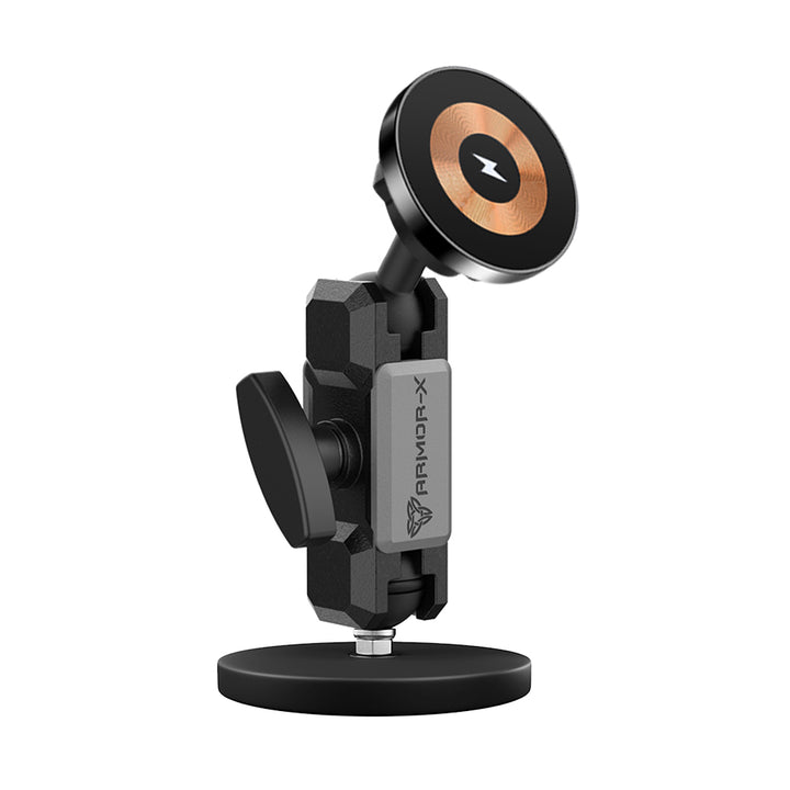 ARMOR-X Heavy-Duty Magnetic Magnet MagSafe 15W Fast Charger Mount for iPhone.