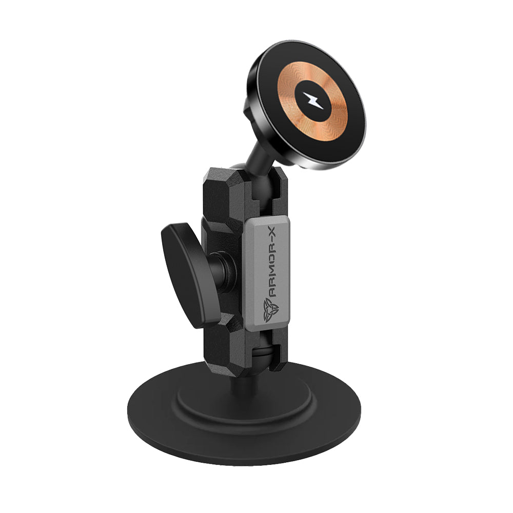 ARMOR-X 3M Adhesive MagSafe 15W Fast Charger Mount for iPhone.