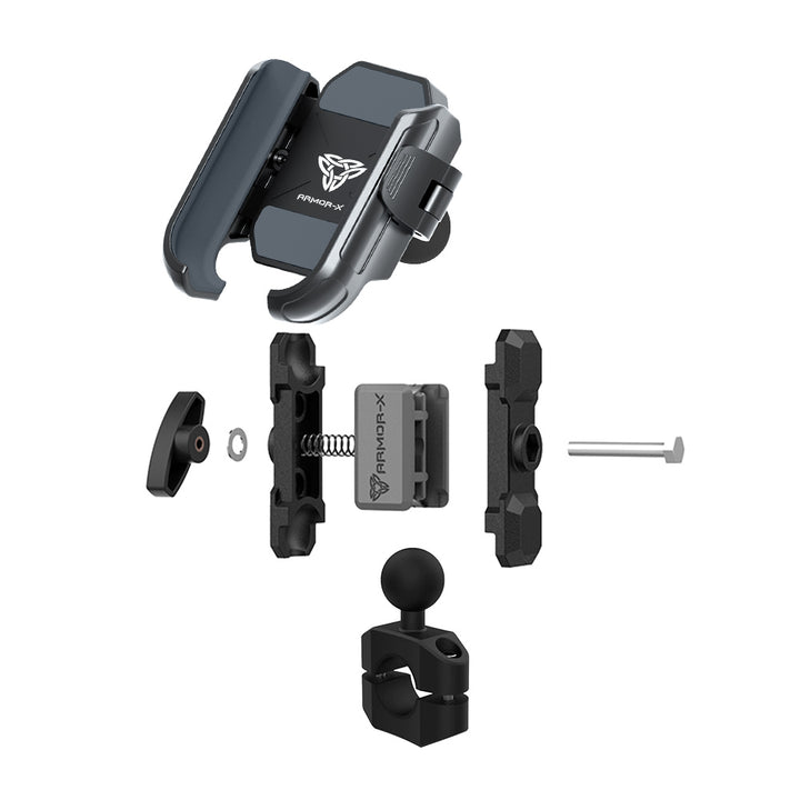 P14UP | Rail Bar Universal Mount * SMALL | ⌀17-28mm | Design for Phone
