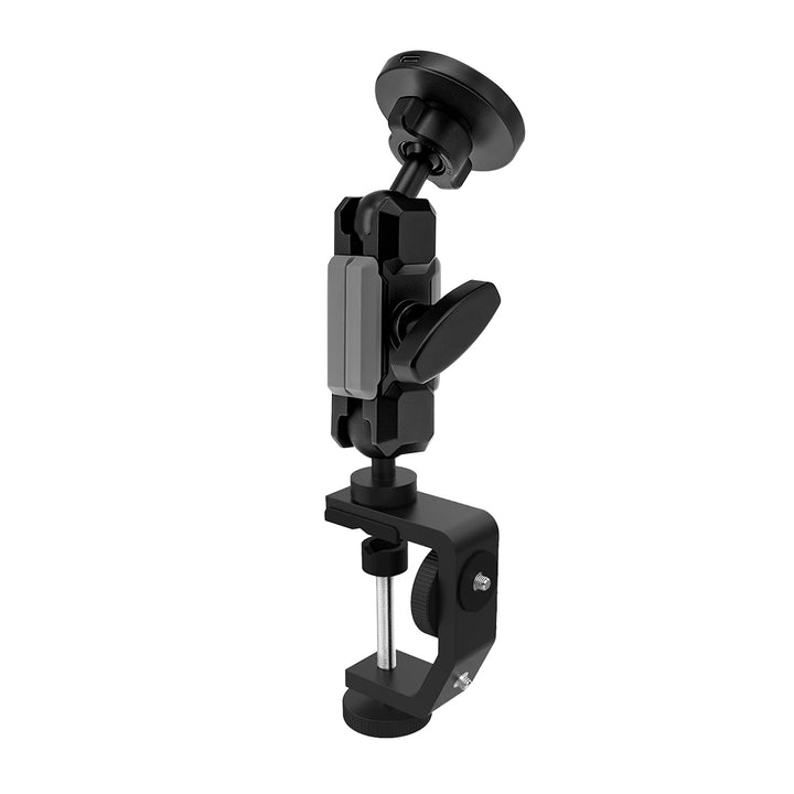 P18MS03 | Heavy-Duty G-Clamp Bar Mount*LARGE | MagSafe / Pixelsnap 15W Fast Charger | ONE-LOCK for iPhone & Smartphone
