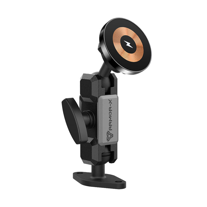 ARMOR-X Rhombus AMPS MagSafe 15W Fast Charger Mount for iPhone.