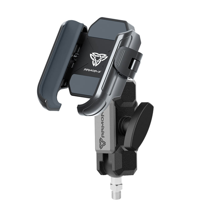 ARMOR-X One Inch Ball Base M10 Male Thread Motorcycle Universal Mount for phone.