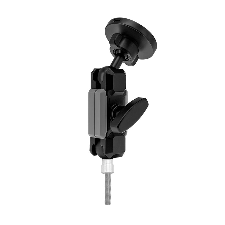 P33MS03 | Heavy-Duty Handlebar Mount with M8 Bolts | MagSafe / Pixelsnap 15W Fast Charger | ONE-LOCK for iPhone & Smartphone