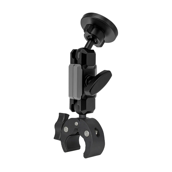 P40MS03 | Quick Release Handle Bar Mount | MagSafe / Pixelsnap 15W Fast Charger | ONE-LOCK for iPhone & Smartphone