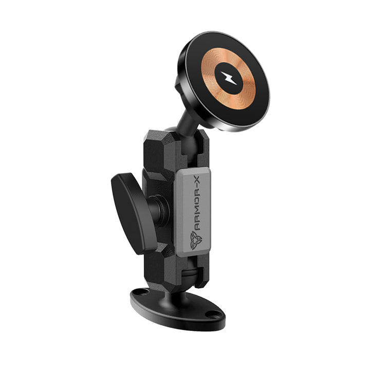 ARMOR-X Rhombus AMPS MagSafe 15W Fast Charger Mount for iPhone.