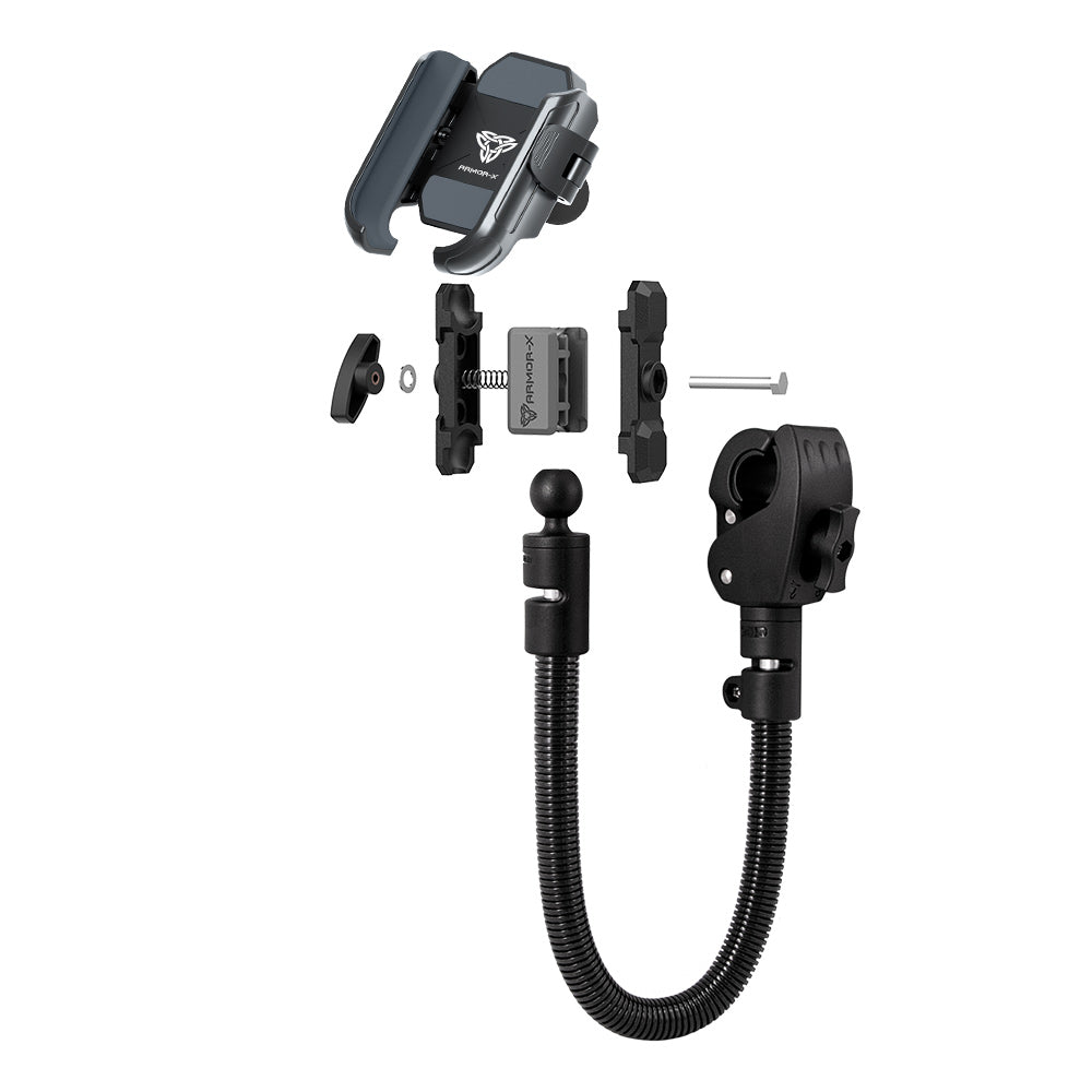 P46UP | Adjustable Gooseneck Tough Clamp Mount | Design for Phone