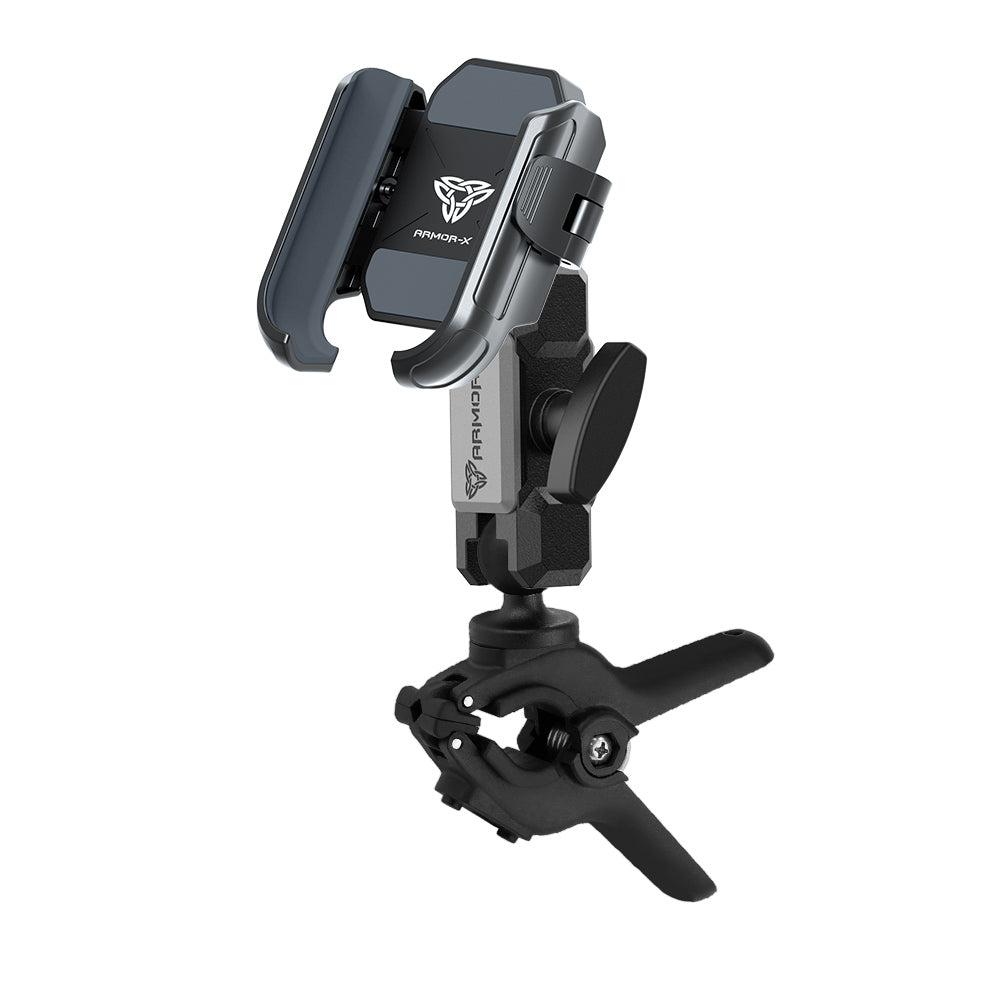 ARMOR-X Tough Spring Clamp Mount Universal Mount for phone.
