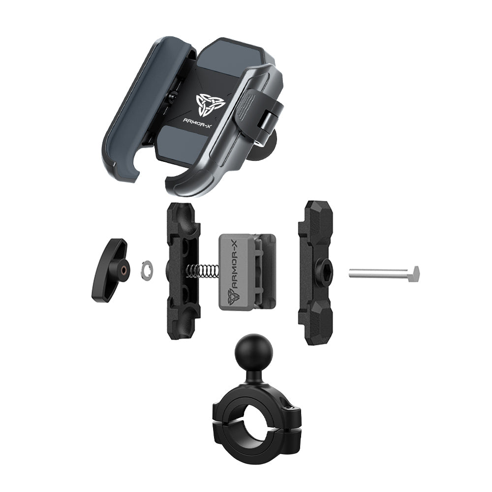 P54UP | Rail Bar Universal Mount * LARGE | ⌀28-38mm | Design for Phone
