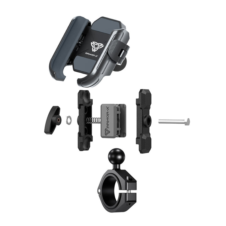 P55UP | Bar Clamp Universal Mount | ⌀38-50.80mm | Design for Phone