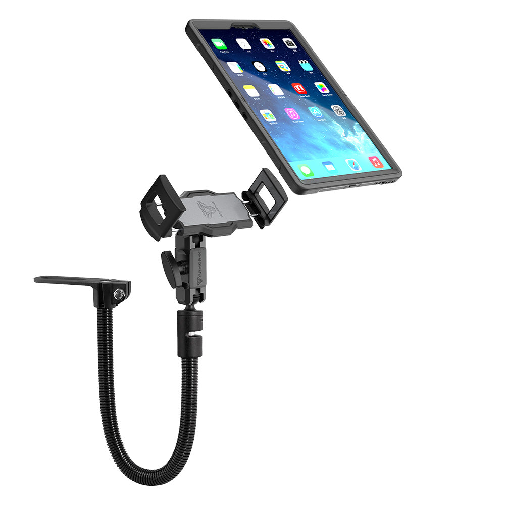 P57UT | Adjustable Gooseneck Universal No-Drill Vehicle Mount | Design for Tablet