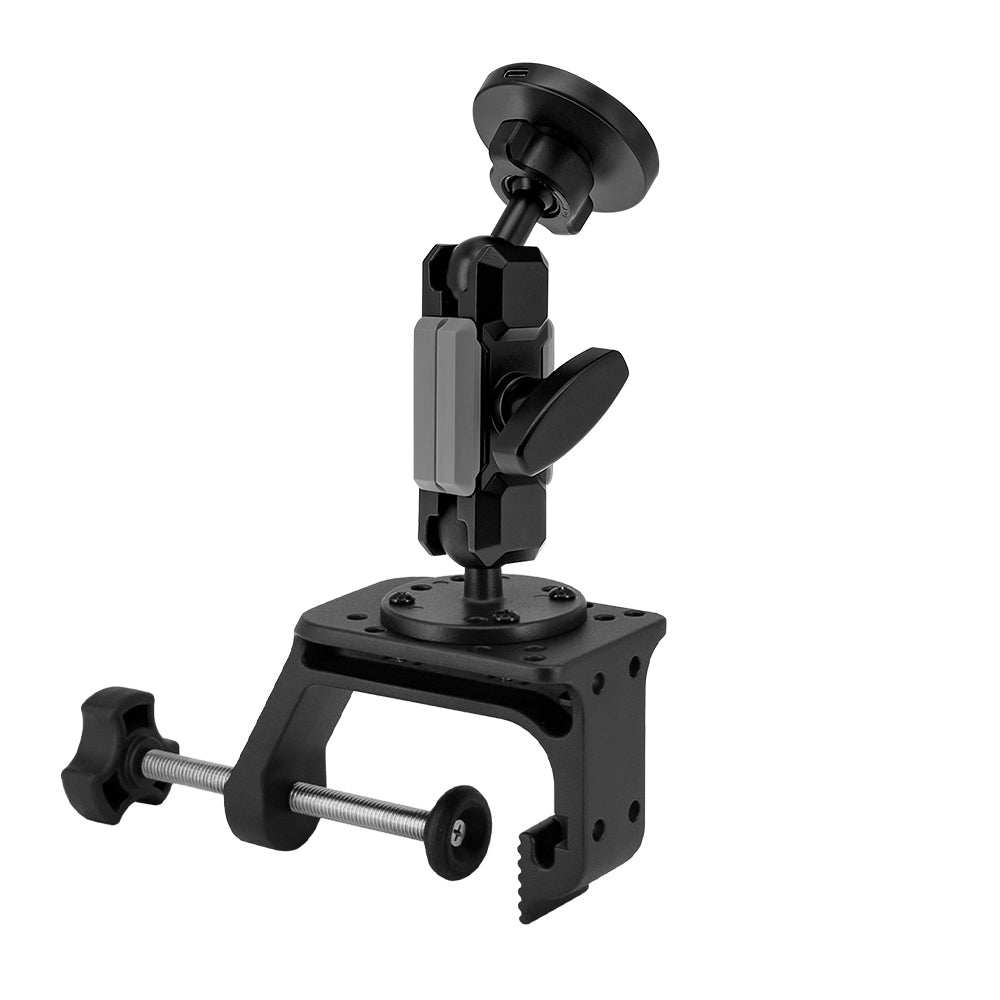 P58MS03 | Heavy-Duty G-Clamp PixelSnap 15W Fast Charger Mount | ONE-LOCK for Google Pixel Smartphone