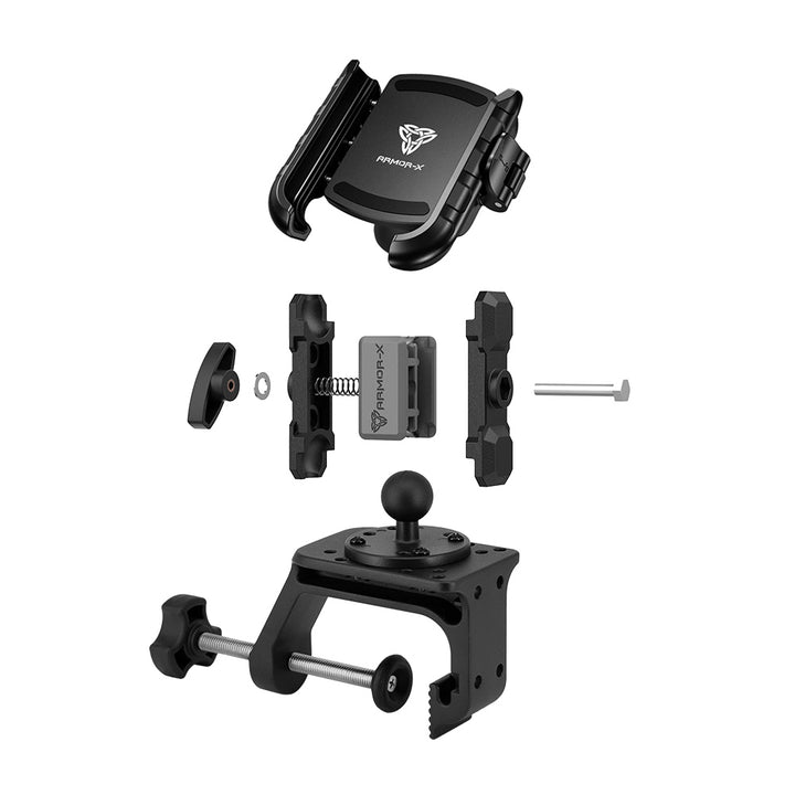 P58UP | Heavy-Duty G-Clamp Universal Mount | Design for Phone