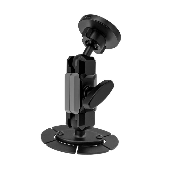 P61MS03 | 3M Adhesive Mount | MagSafe / Pixelsnap 15W Fast Charger | ONE-LOCK for iPhone & Smartphone