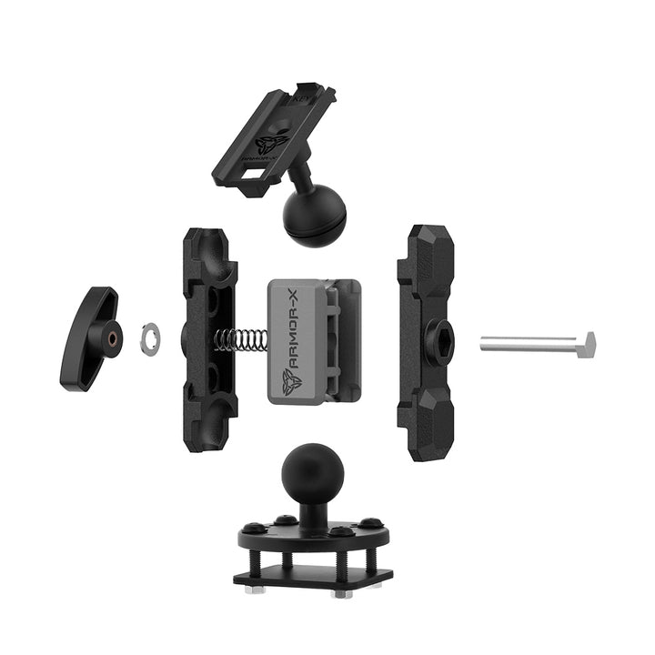 P66K | Drill-Down Dashboard Mount with Backing Plate | ONE-LOCK for Phone