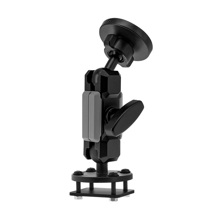 P66MS03 | Drill-Down Dashboard Mount with Backing Plate | MagSafe / Pixelsnap 15W Fast Charger | ONE-LOCK for iPhone & Smartphone