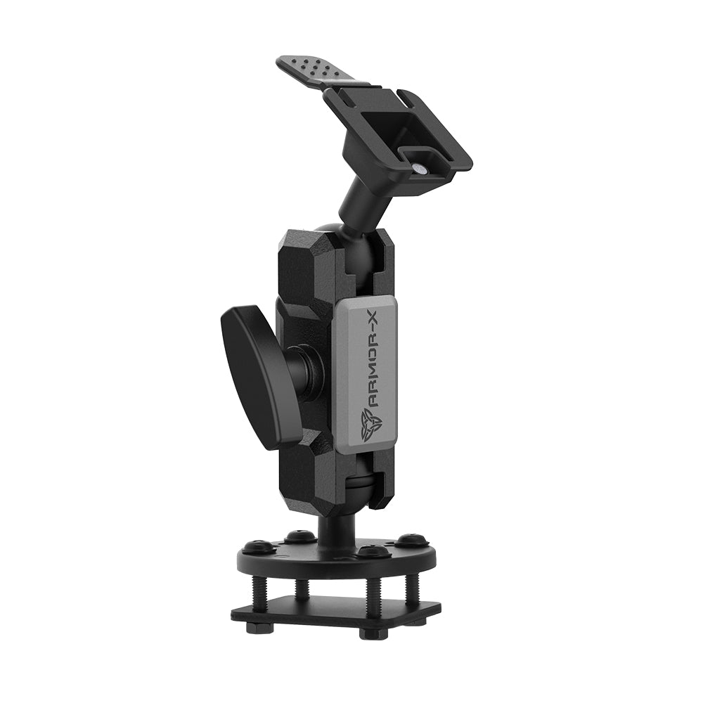 ARMOR-X ONE-LOCK Drill-Down Dashboard Mount with Backing Plate TYPE-T for tablet.
