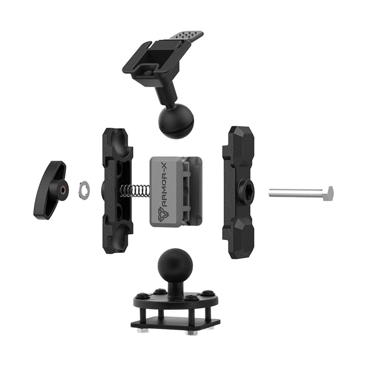 P66T | Drill-Down Dashboard Mount with Backing Plate | ONE-LOCK for Tablet