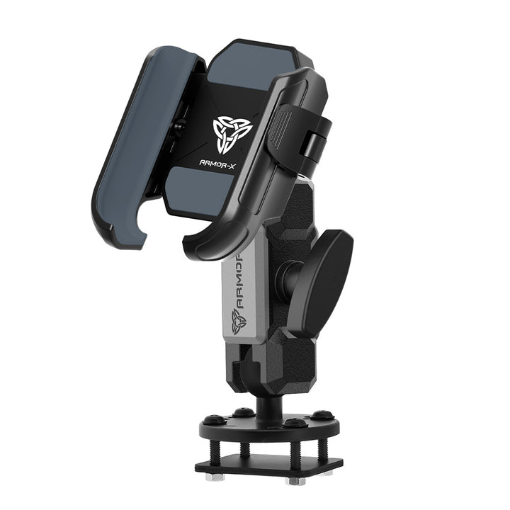 ARMOR-X ONE-LOCK Drill-Down Dashboard Universal Mount with Backing Plate for phone.