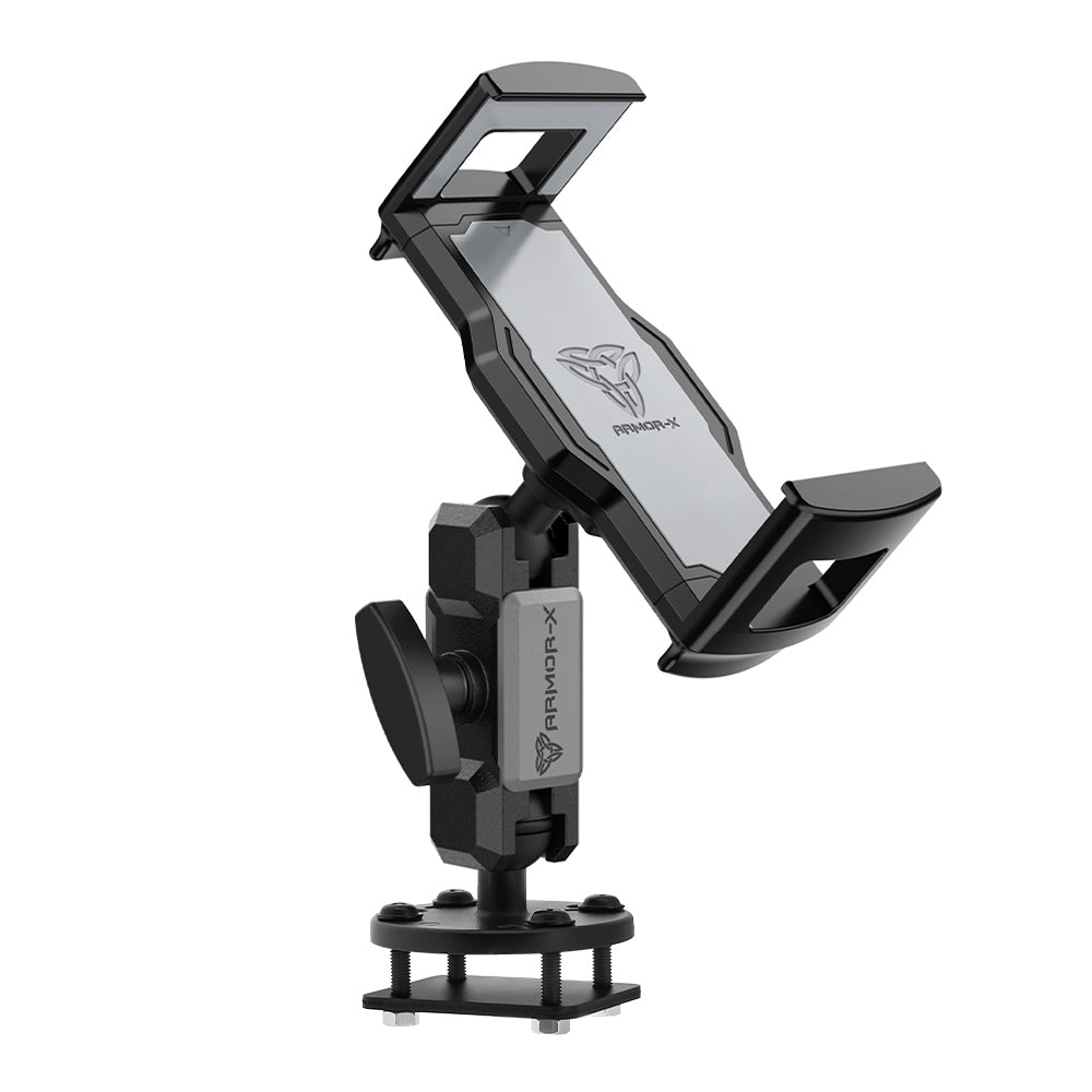ARMOR-X ONE-LOCK Drill-Down Dashboard Universal Mount with Backing Plate for for iPad, Galaxy Tab & Tablet.