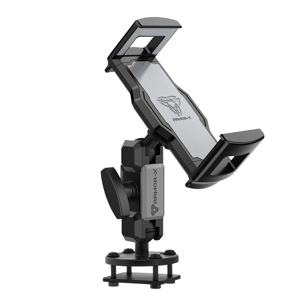 ARMOR-X ONE-LOCK Drill-Down Dashboard Universal Mount with Backing Plate for iPad, Galaxy Tab & Tablet.