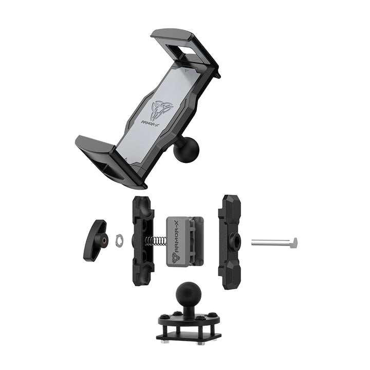 P66UT | Drill-Down Dashboard Universal Mount with Backing Plate | Design for iPad, Galaxy Tab & Tablet