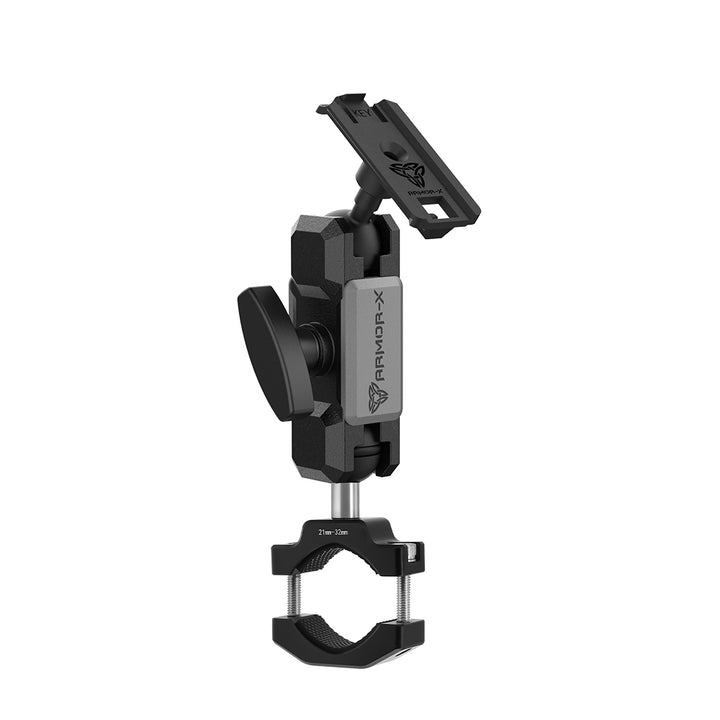 P67K | Bar Clamp Mount | ⌀10-32mm | ONE-LOCK for Phone