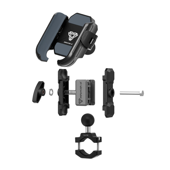 P67UP | Bar Clamp Universal Mount | ⌀10-32mm | Design for Phone