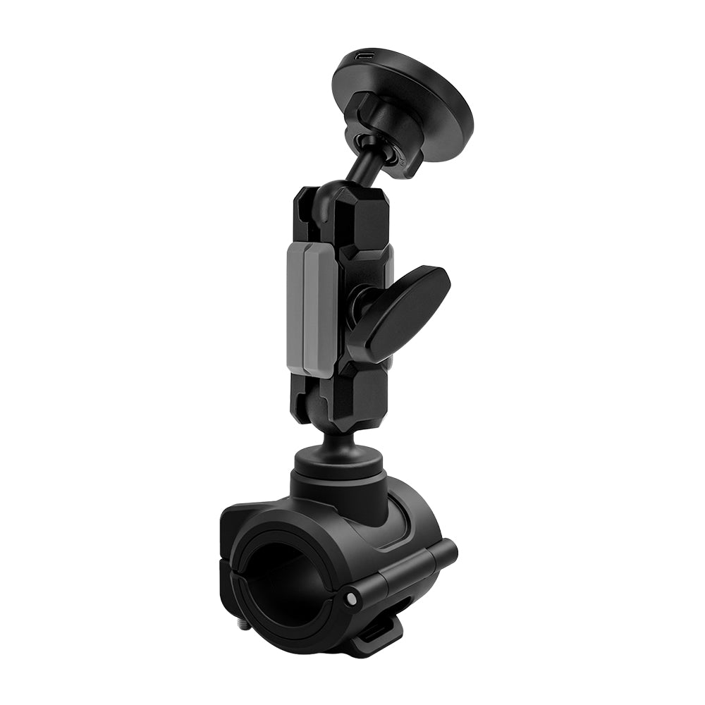 P68MS03 | Quick Release Roll Bar Mount | ⌀25-32.5mm | MagSafe / Pixelsnap 15W Fast Charger | ONE-LOCK for iPhone &amp; Smartphone