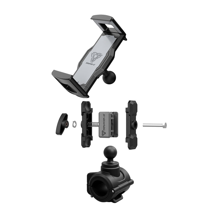 P68UT | Quick Release Roll Bar Universal Mount | ⌀25-32.5mm | Design for iPad, Galaxy Tab &amp; Tablet