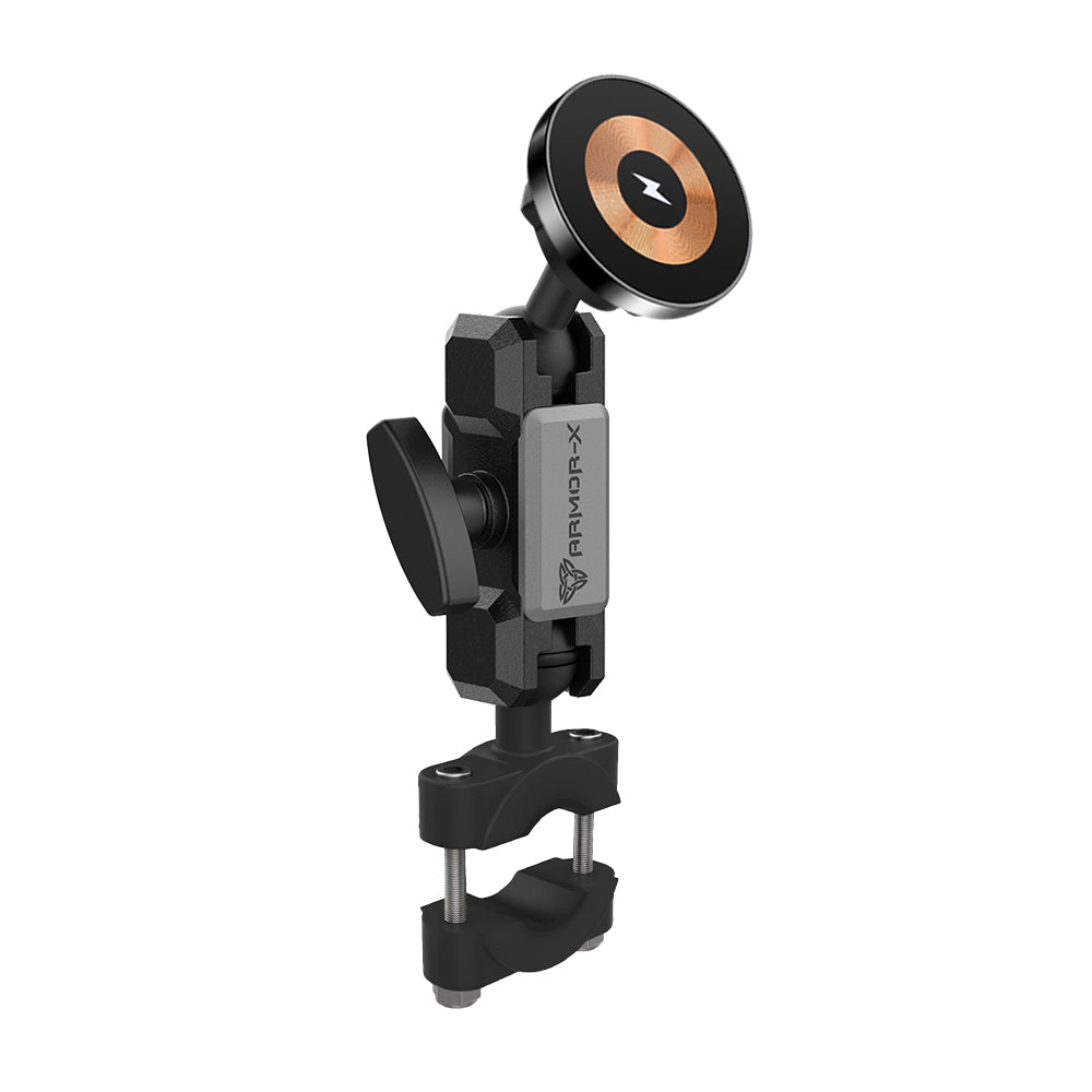 ARMOR-X Rail Base MagSafe 15W Fast Charger Mount *SMALL for iPhone.