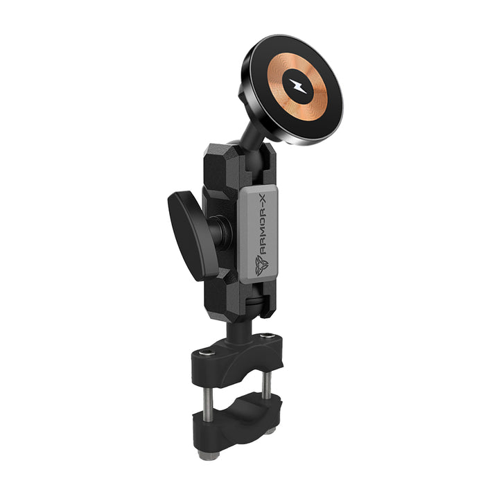 ARMOR-X Rail Base MagSafe 15W Fast Charger Mount *SMALL for iPhone.